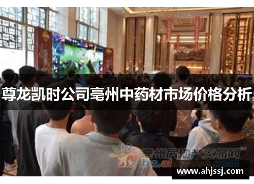 尊龙凯时公司亳州中药材市场价格分析